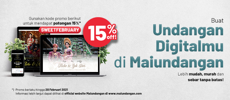 Promo Undangan Online Diskon 15%